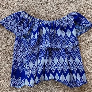 Off the shoulder shirt
